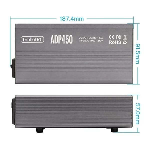 Блок питания ToolkitRC ADP450 450 Вт, 24 В, 19 А BV-002469 фото