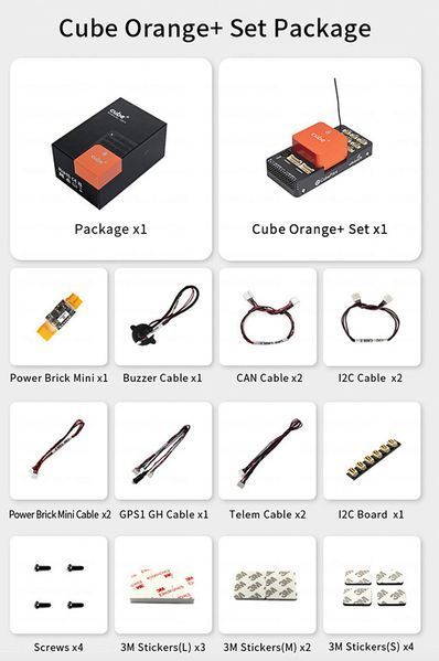 Польотний контролер Cube Orange+ (Pixhawk 2.1 ADS-B, IMU V8) для БПЛА BV-002057 фото