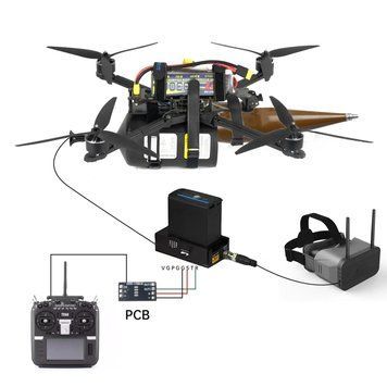 Станція керування FPV Дроном з оптоволокном (2 км) (АнтиРЕБ) BV-001430 фото