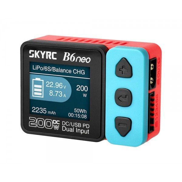 SkyRC B6neo 200W 10A &ndash; зарядное устройство с эффективным преобразователем для безопасного питания аккумулятора BV-001972 фото
