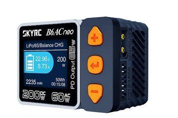 Зарядний пристрій SkyRC B6ACneo 60W/200W з/БЖ універсальний (SK-100200) BV-001973 фото