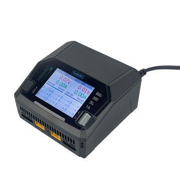 Зарядний пристрій для акумуляторів ToolkitRC M6DAC V2 Black (2&times;350W, 1&ndash;6S, AC/DC, USB-C) BV-002016 фото