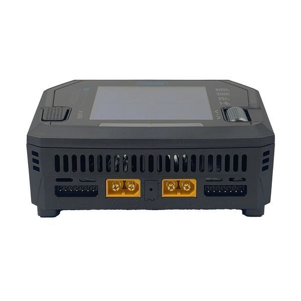 Зарядное устройство для аккумуляторов ToolkitRC M6DAC V2 Black (2&times;350Вт, 1&ndash;6S, AC/DC, USB-C) BV-002016 фото
