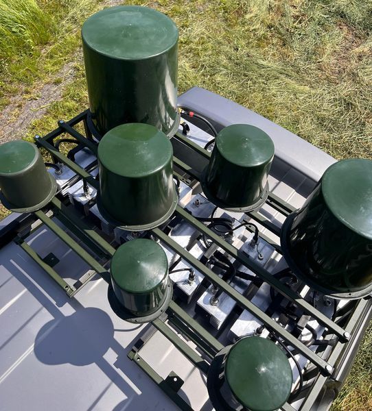 Купольний РЕБ на 2 діапазони (392Мгц-1264Мгц; 2.4Ггц; 5.8 Ггц) BV-001424 фото