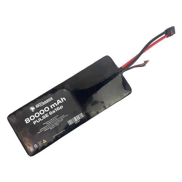 Акумуляторна батарея Li-ion Skyrazor PULSE 6s16p Molicel P50B 80000 mAh спарка INR21700 BV-002323-1 фото