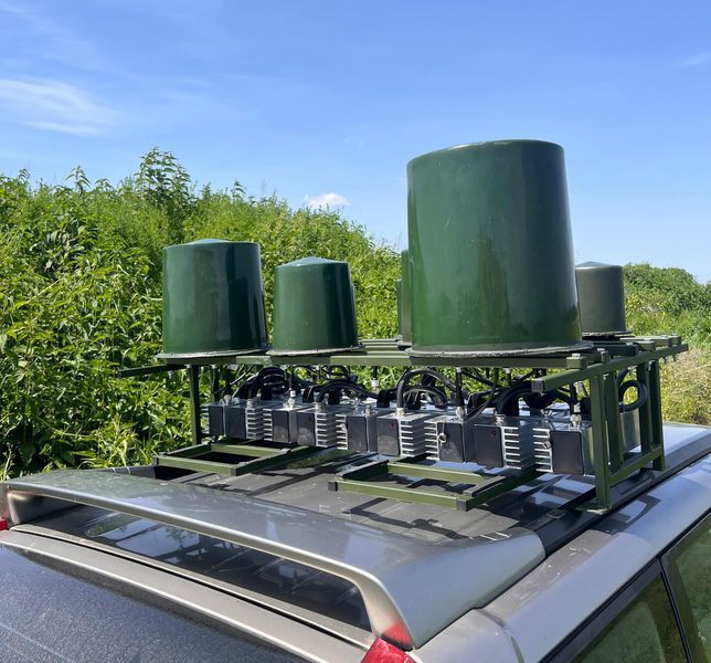 Купольний РЕБ на 2 діапазони (392Мгц-1264Мгц; 2.4Ггц; 5.8 Ггц) BV-001424 фото