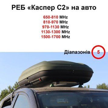 Купольний РЕБ "Каспер C2" на 5 діапазонів (650-1700МГц) BV-001792 фото