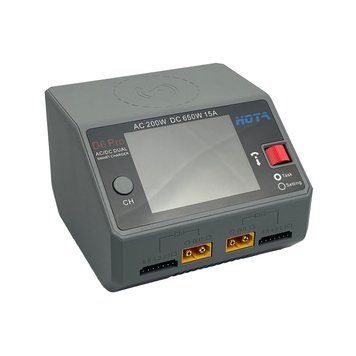 Зарядний пристрій HOTA D6 Pro AC 200W DC 650W &ndash; зарядка живлення акумуляторів від мережі BV-002091 фото