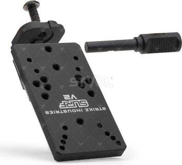 Универсальное крепление для коллиматора на пистолеты Glock HRST-MAG490-FDE фото