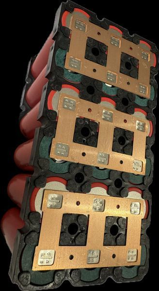 Акумуляторна збірка 6S3P EVE INR21700-40P: 12000 mAh, 120A (150A-пік), 22.2V / Горизонтальна батарейна збірка 6S2P EVE 21700-40P BV-001900 фото