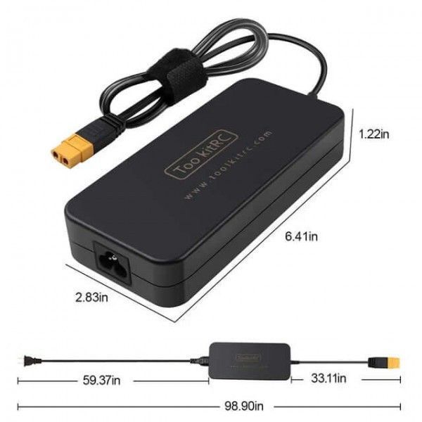ToolkitRC ADP200 200W 19.5v 10.25A - блок питания мощностью 200W с разъемом ХТ60 BV-001711 фото