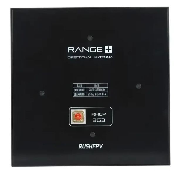Відеоприймач RushFPV VRX 3.3GHz + Патч Антена 15dBi для FPV With DVR Version BV-001940 фото