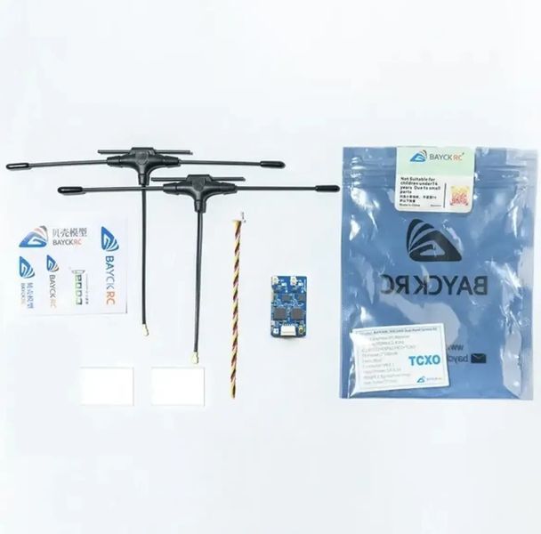 FPV-приймач BAYCK Gemini Dual Band ELRS 915/2.4GHz з TCXO та ESP32 BV-002081 фото
