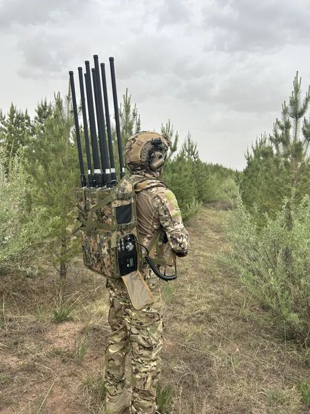 Купольний РЕБ РЮКЗАК AvengeAngel (Захисник) Backpack на 8 діапазонів (350-1050Мгц; 5.8ГГц) BV-001196 фото