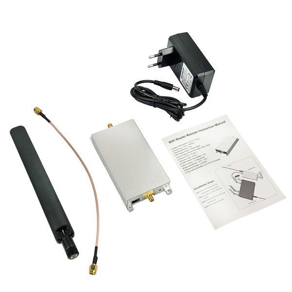 Підсилювач сигналу EDUP EP-AB009S 20 Вт 2.4GHz (43 dBm), алюмінієвий корпус BV-002024 фото