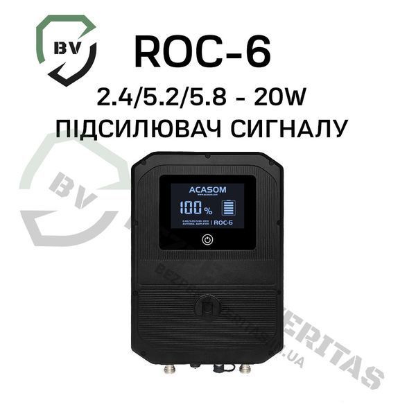 Виносна антена ACASOM ROC-6 N-Type 2.4G/5.2G/5.8G 20W BV-001797 фото