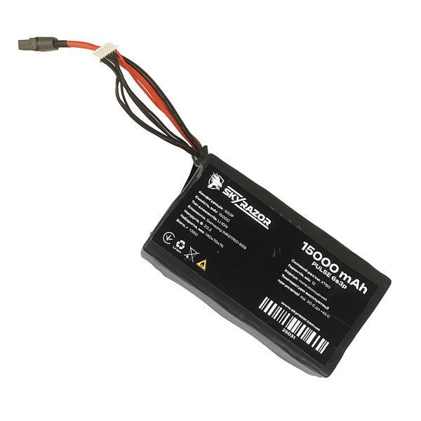 Акумуляторна батарея Li-ion Skyrazor PULSE 6s3p Samsung 50s 15000 mAh спарка INR21700 BV-002324 фото