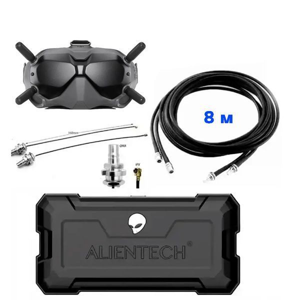 Комплект Alientech DUO 2 антенна + кабель 8 м + переходник + DJI FPV Goggles V2 BV-000851 фото
